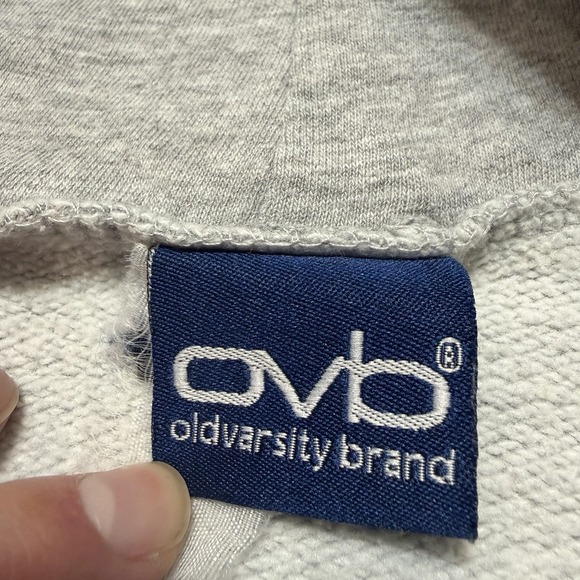 Vintage Ohio State Buckeyes Hoodie Gray Embroidered Logo OVb Mens Medium 00s - Picture 5 of 7